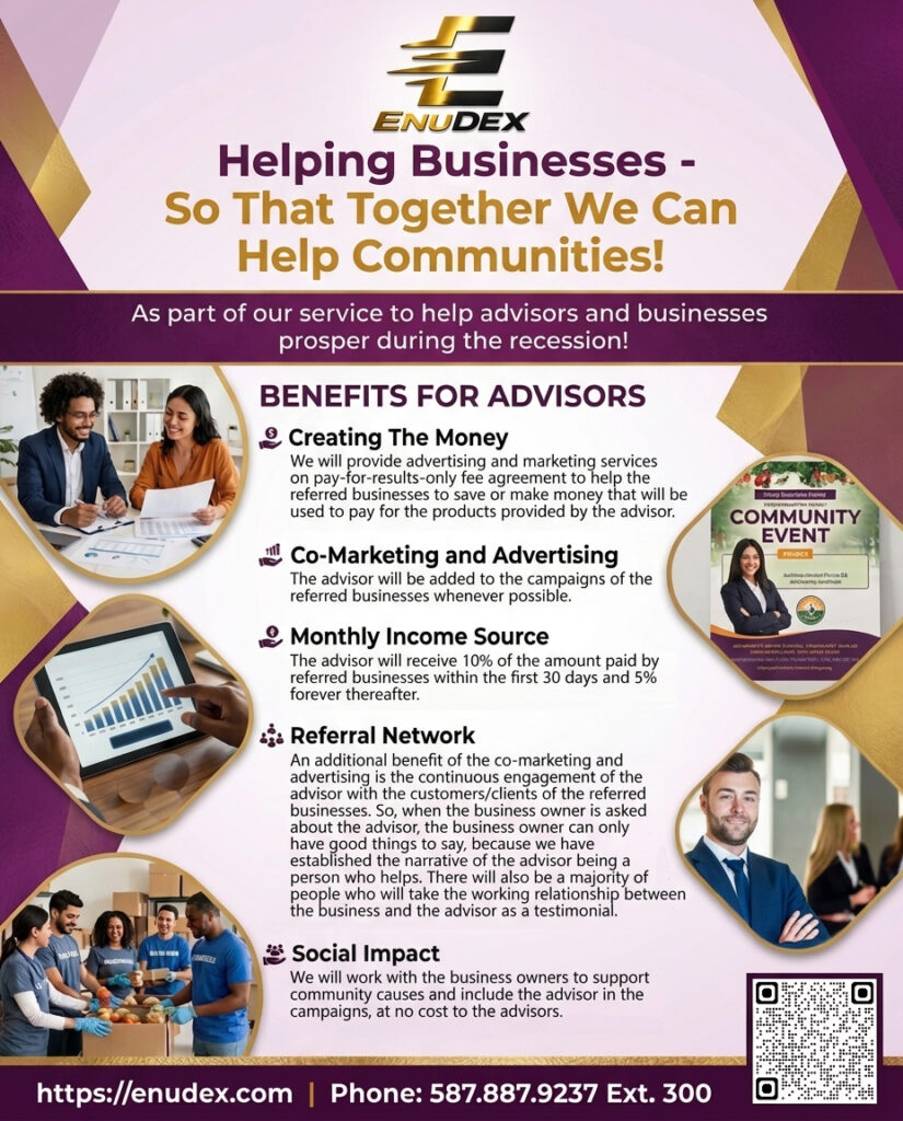 enudex helping advisors and businesses j